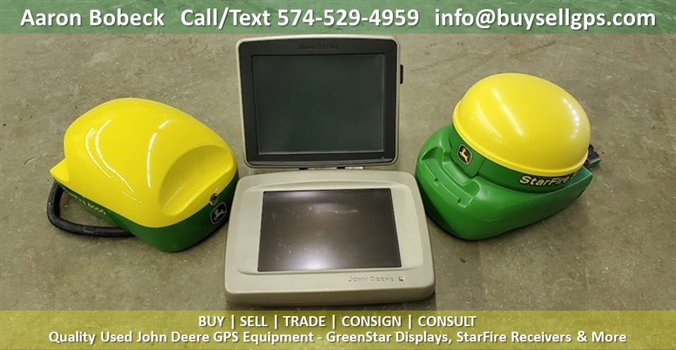 Buy Sell GPS - Aaron Bobeck - John Deere GreenStar Displays and StarFire GPS Receivers