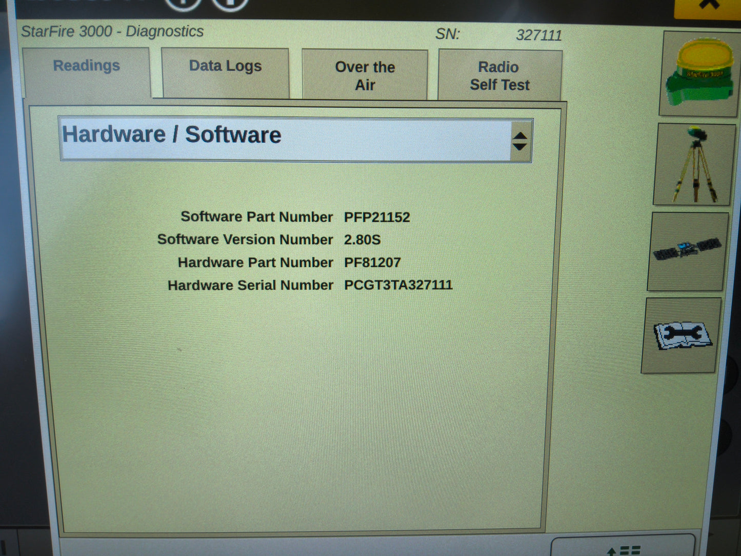 John Deere StarFire™ 3000 GPS Receiver