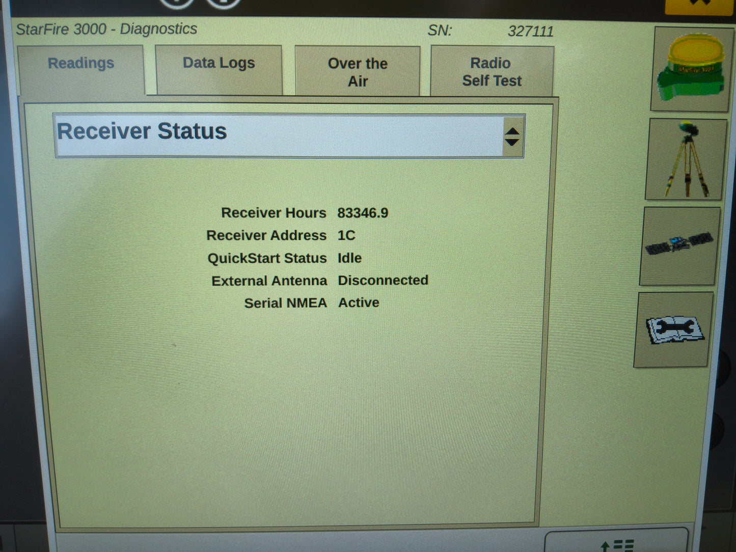 John Deere StarFire™ 3000 GPS Receiver