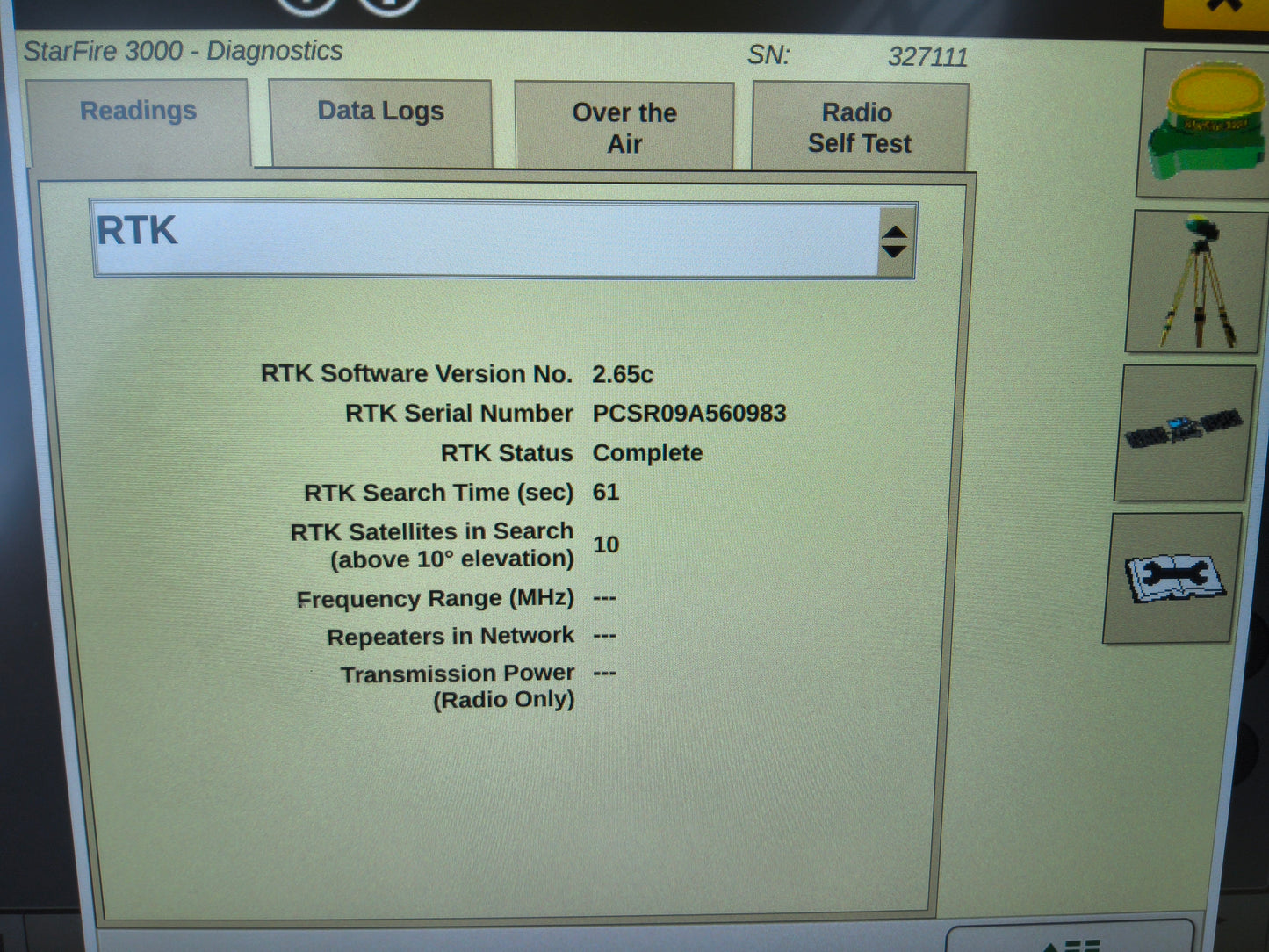 John Deere StarFire™ 3000 GPS Receiver