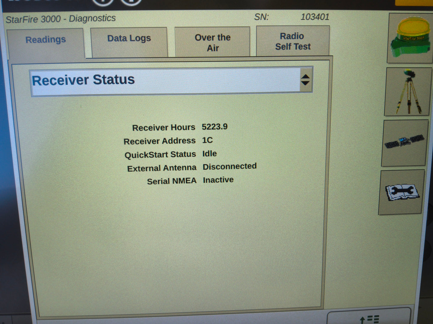 John Deere StarFire™ 3000 GPS Receiver