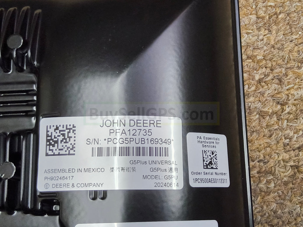 John Deere G5 Plus *ESSENTIALS* Universal Display Agriculture