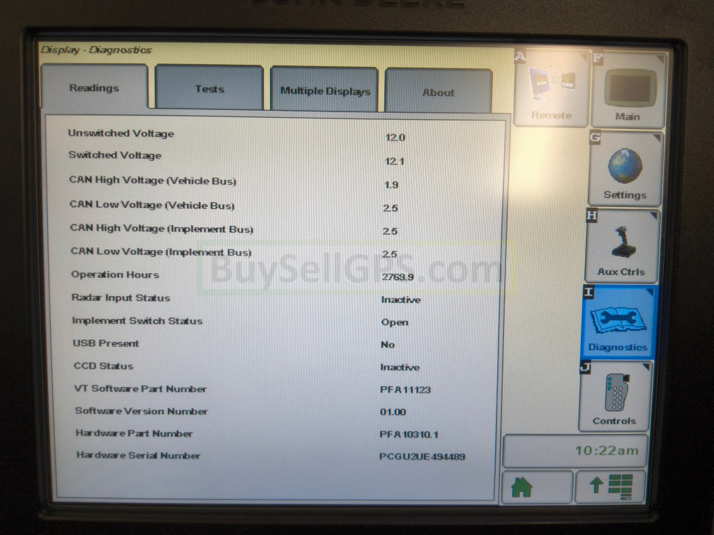 John Deere GreenStar™ GS3 2630 Display Agriculture