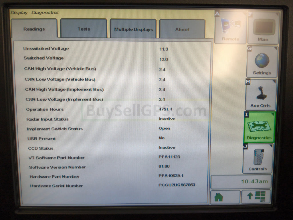 John Deere GreenStar™ GS3 2630 Display Agriculture