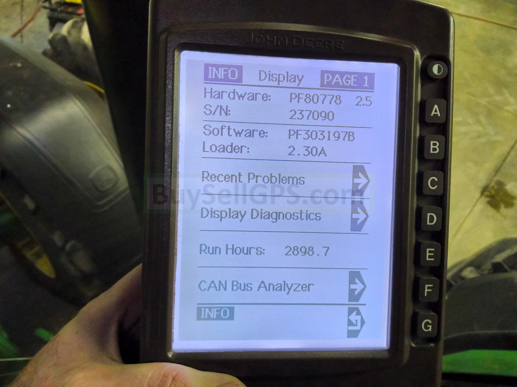 John Deere Original Greenstar™ Display (Gsd4 / Brownbox) - Key Cards Mobile Processors Etc