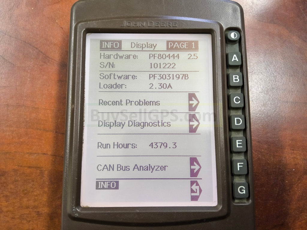 John Deere Original GreenStar™ Display (GSD4 / BrownBox) - Key Cards Mobile Processors etc Agriculture