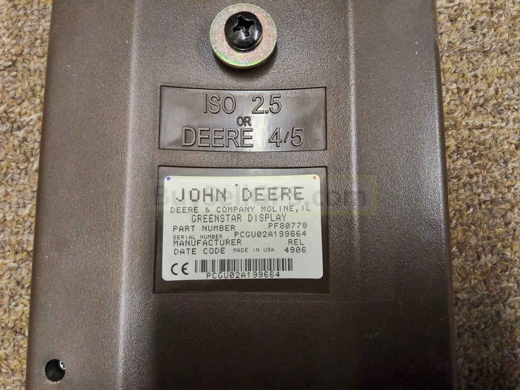 John Deere Original Greenstar™ Display (Gsd4 / Brownbox) Agriculture