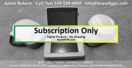 John Deere Sf3 Signal Subscription Agriculture