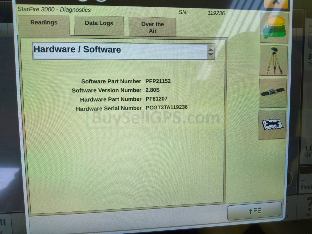 John Deere StarFire™ 3000 GPS Receiver Agriculture