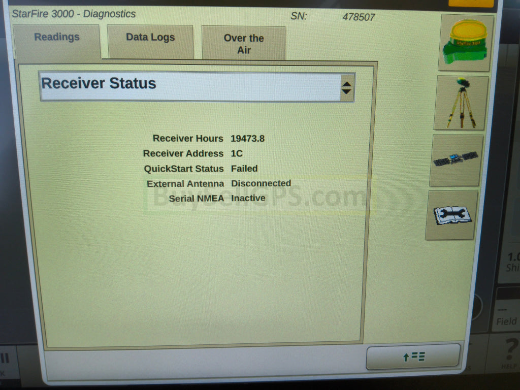 John Deere StarFire™ 3000 GPS Receiver Agriculture