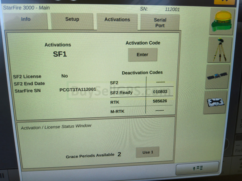 John Deere StarFire™ 3000 GPS Receiver Agriculture
