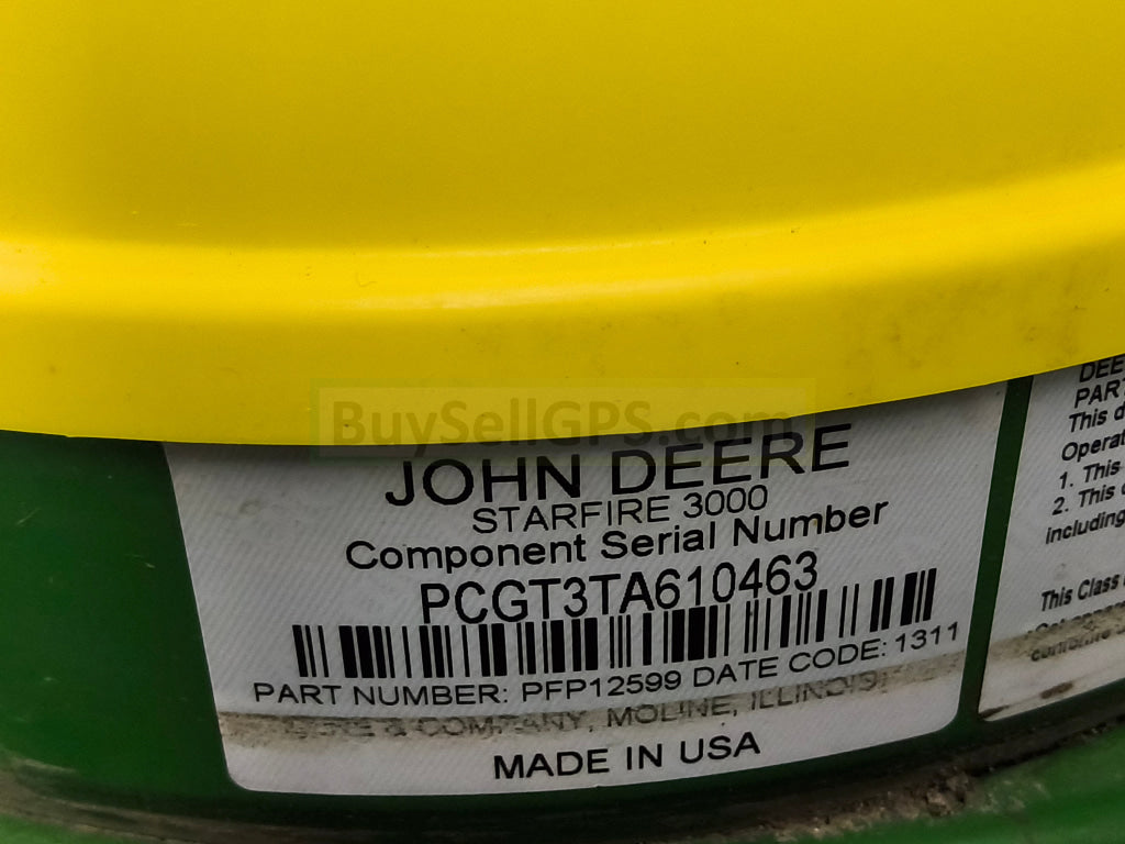 John Deere StarFire™ 3000 GPS Receiver Agriculture