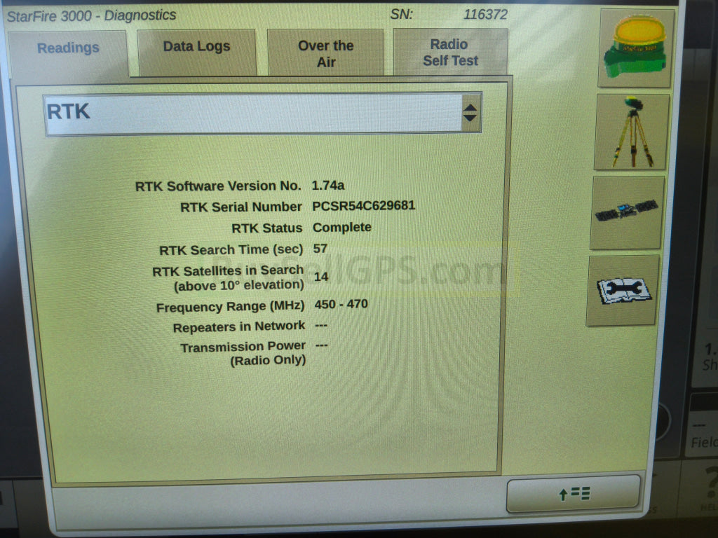 John Deere StarFire™ 3000 GPS Receiver Agriculture