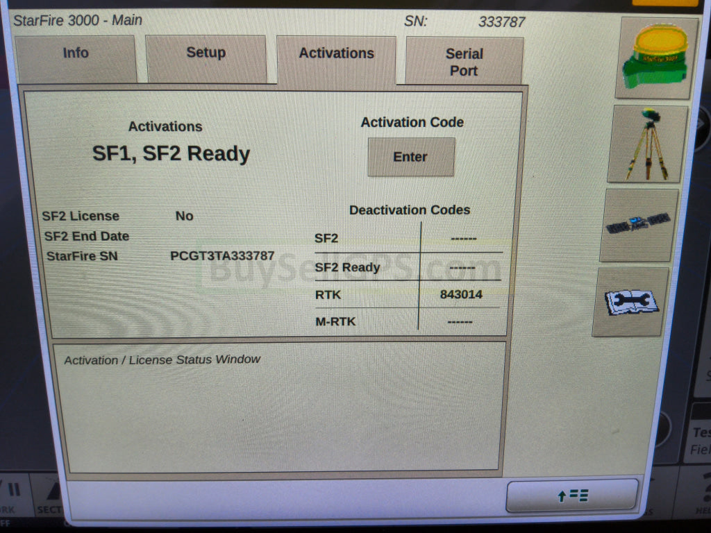 John Deere StarFire™ 3000 GPS Receiver Agriculture