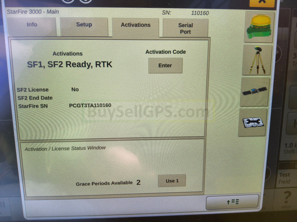John Deere StarFire™ 3000 GPS Receiver Agriculture
