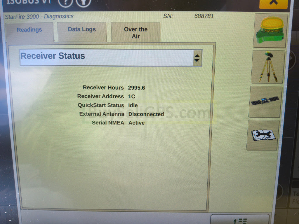 John Deere StarFire™ 3000 GPS Receiver Agriculture