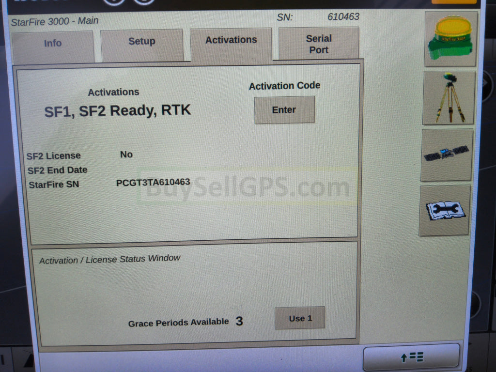 John Deere StarFire™ 3000 GPS Receiver Agriculture