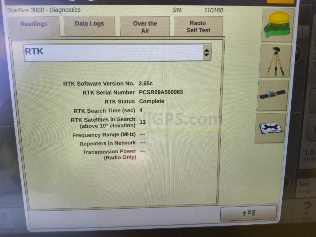 John Deere StarFire™ 3000 GPS Receiver Agriculture