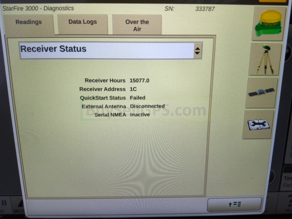 John Deere StarFire™ 3000 GPS Receiver Agriculture