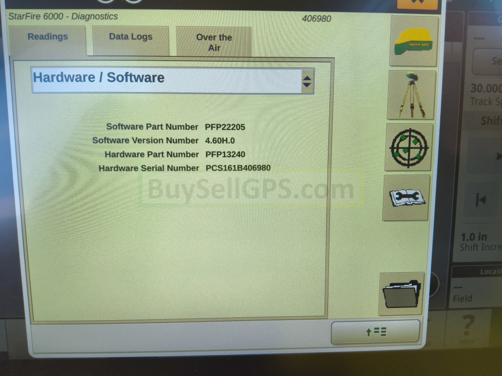 John Deere StarFire™ 6000 GPS Receiver 2016 Receiver 2011 Radio | RTK Ready with 900 Radio | Fair to Good Condition