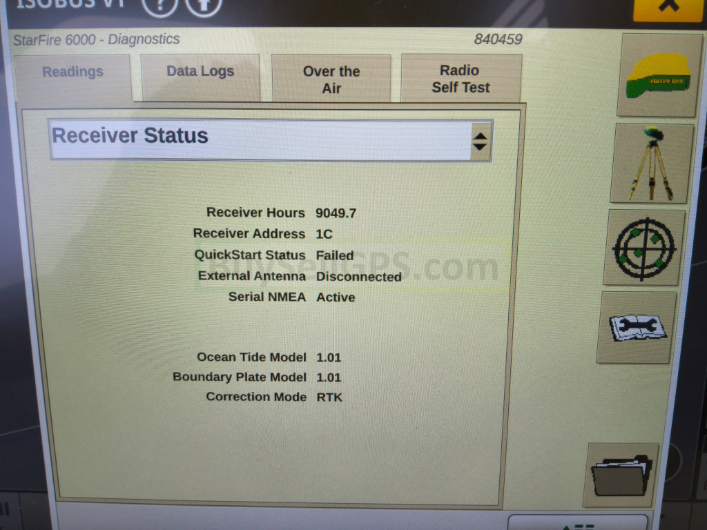 John Deere StarFire™ 6000 GPS Receiver Agriculture