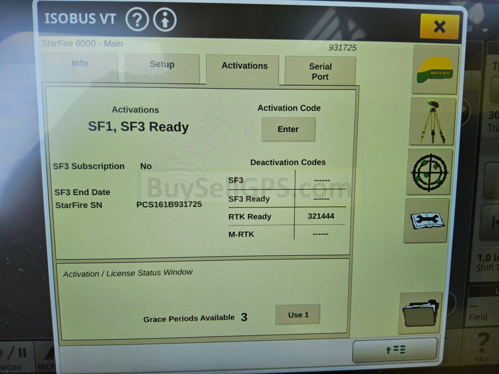 John Deere Starfire 6000 Gps Receiver Agriculture
