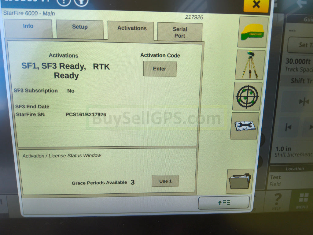 John Deere StarFire™ 6000 GPS Receiver Agriculture