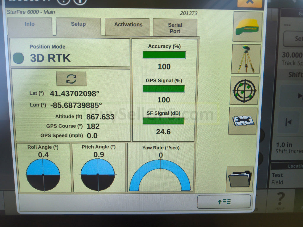 John Deere StarFire™ 6000 GPS Receiver Agriculture