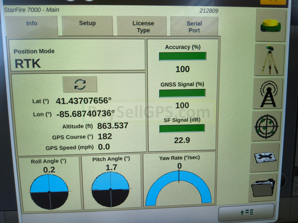 John Deere StarFire™ 7000 Universal GPS Receiver 2023 Receiver / 2024 Modem | RTK Permanent with CloudBase Modem