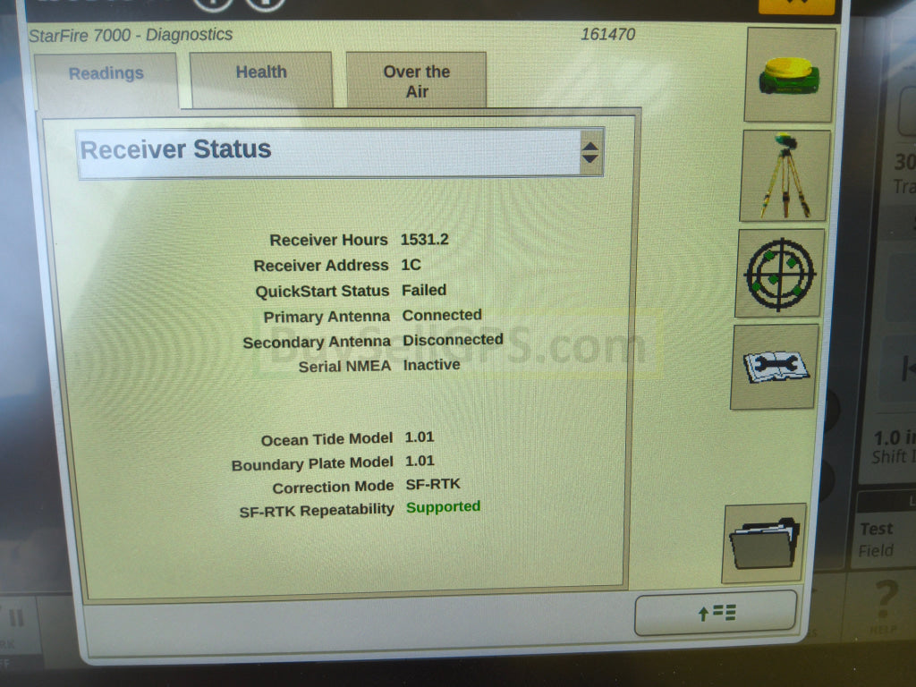 John Deere StarFire™ 7000 Universal GPS Receiver Agriculture