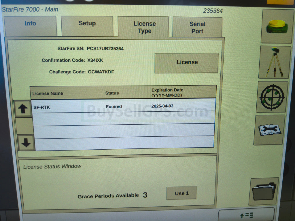 John Deere StarFire™ 7000 Universal GPS Receiver Agriculture