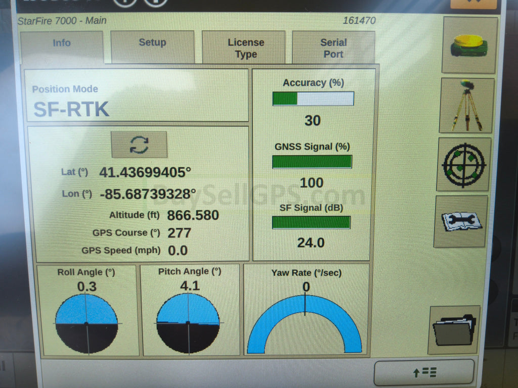 John Deere StarFire™ 7000 Universal GPS Receiver Agriculture