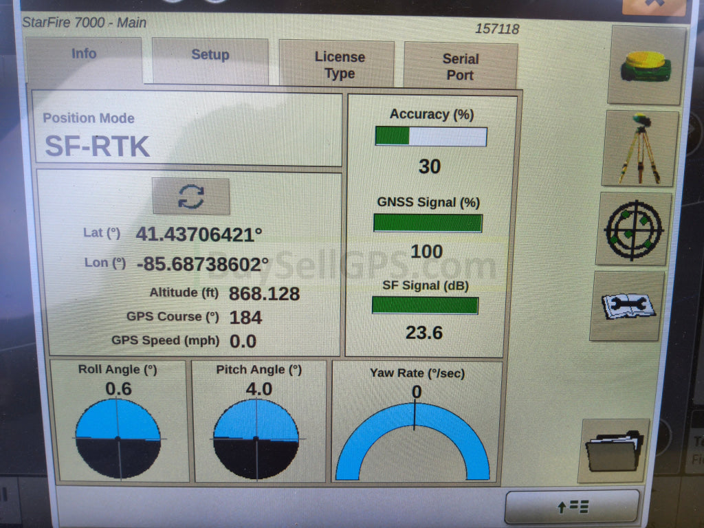 John Deere StarFire™ 7000 Universal GPS Receiver Agriculture