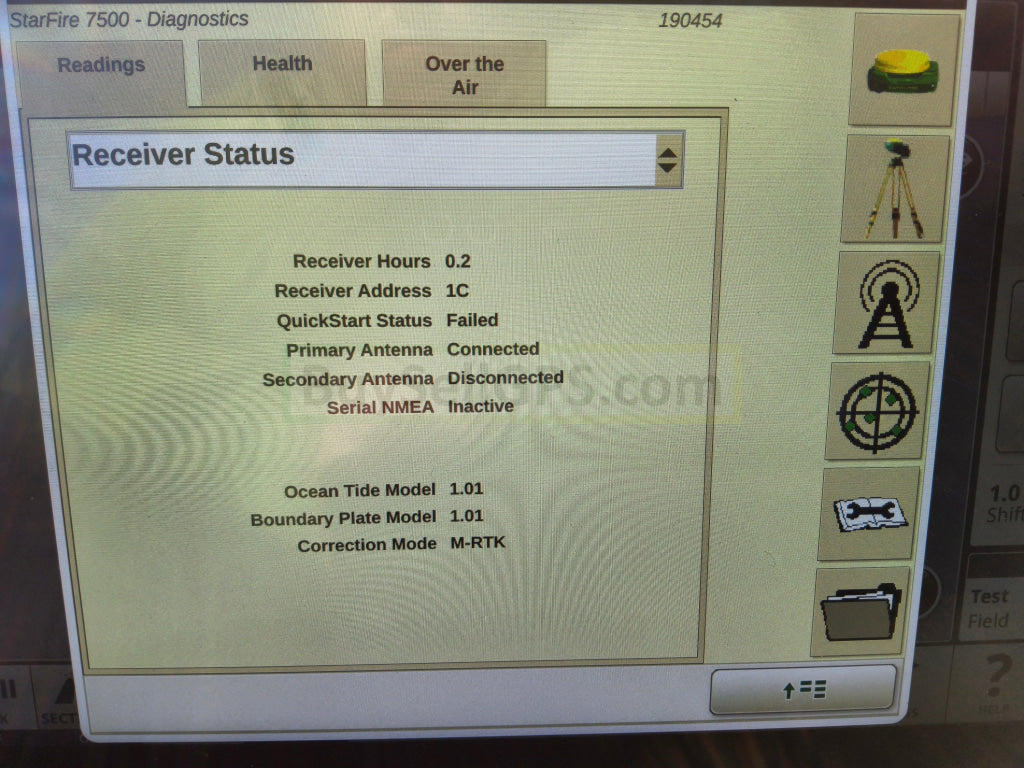 John Deere StarFire™ 7500 Universal GPS Receiver Agriculture