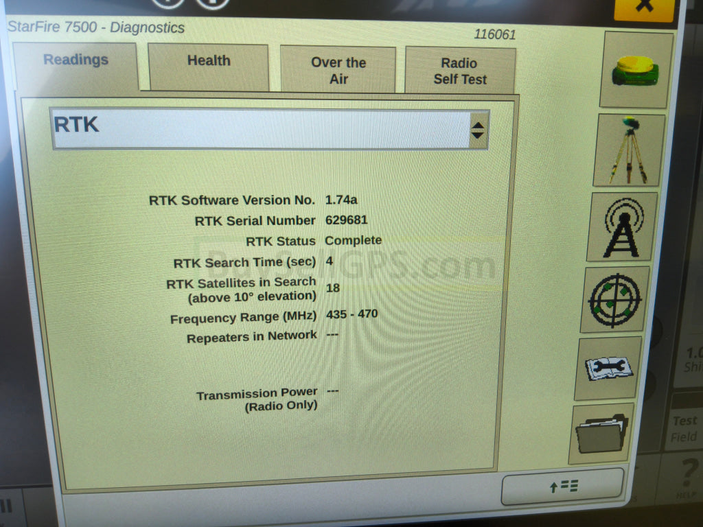 John Deere StarFire™ 7500 Universal GPS Receiver Agriculture