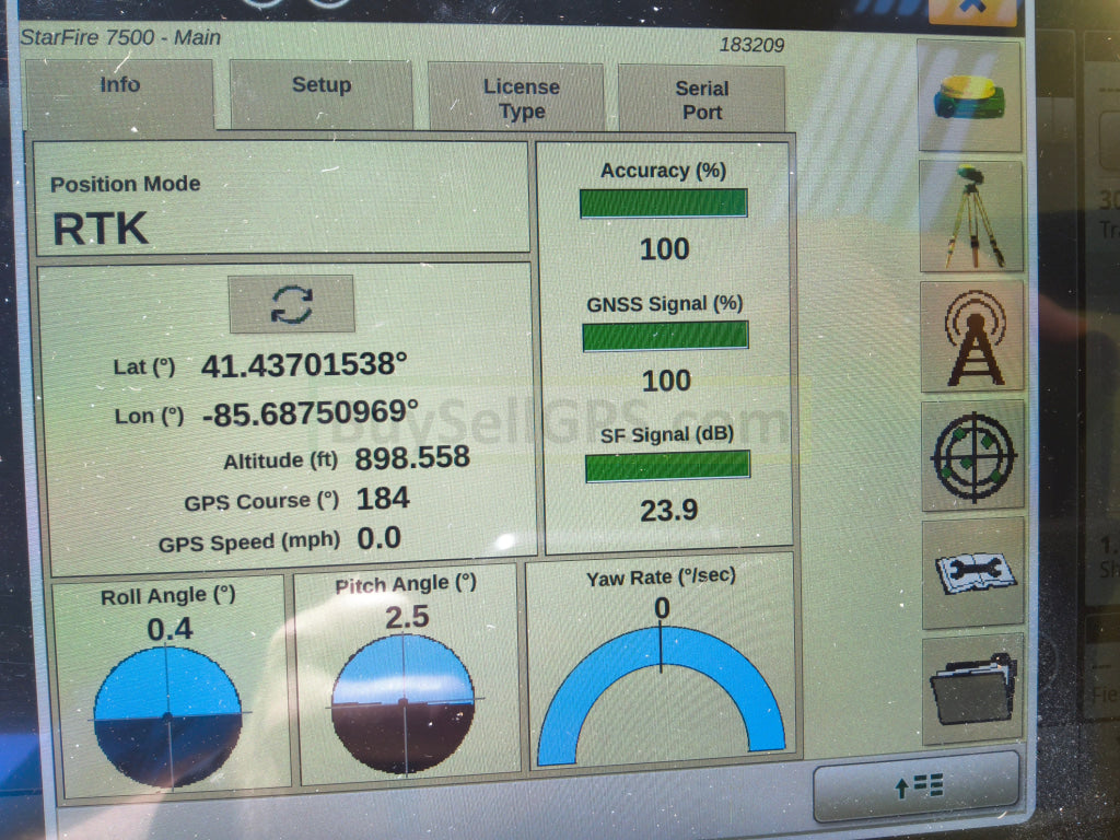 John Deere StarFire™ 7500 Universal GPS Receiver Agriculture