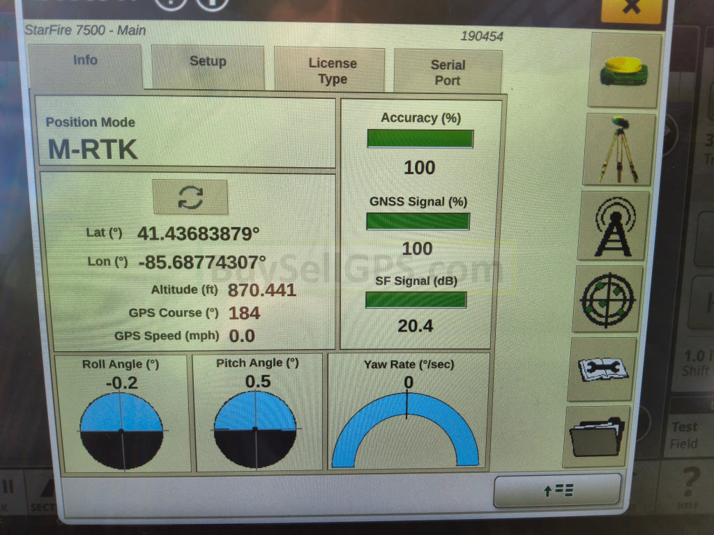 John Deere StarFire™ 7500 Universal GPS Receiver Agriculture