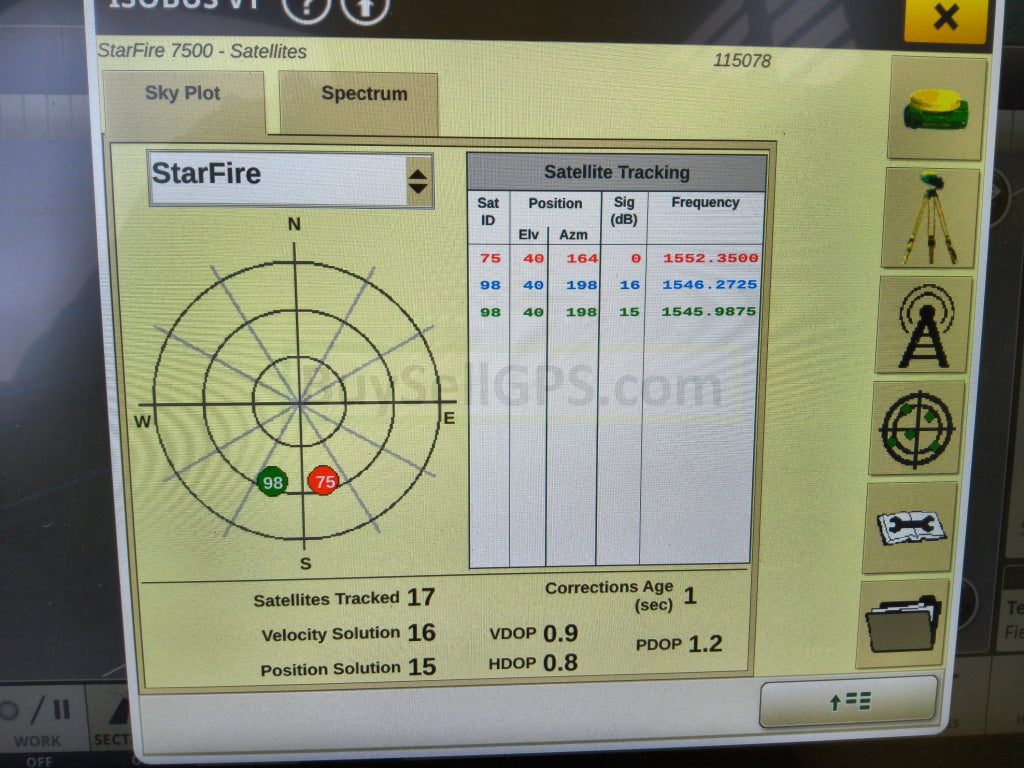 John Deere StarFire™ 7500 Universal GPS Receiver Agriculture