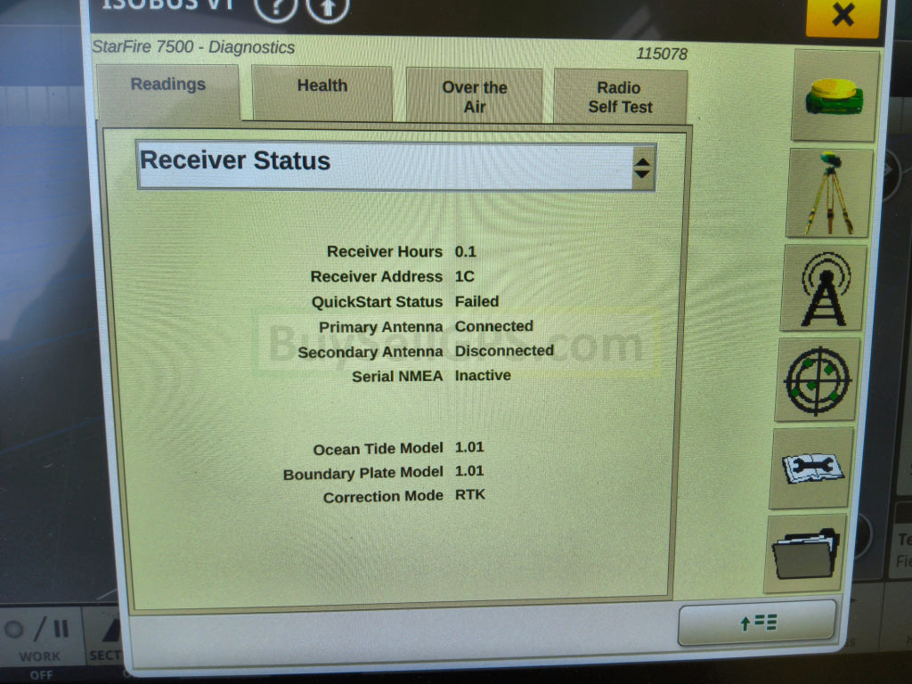 John Deere StarFire™ 7500 Universal GPS Receiver Agriculture