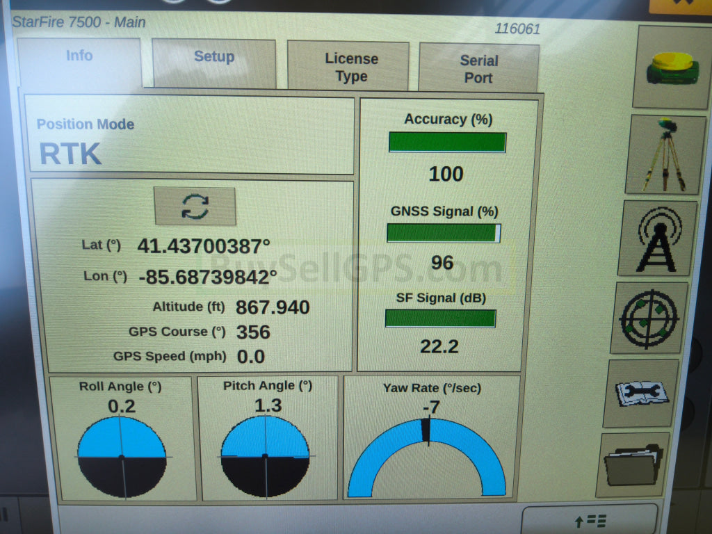 John Deere StarFire™ 7500 Universal GPS Receiver Agriculture