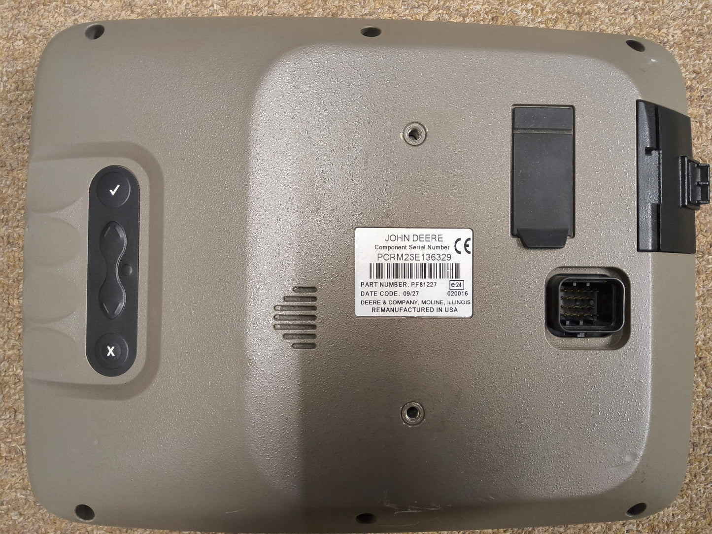 John Deere GreenStar™ GS2 2600 Display