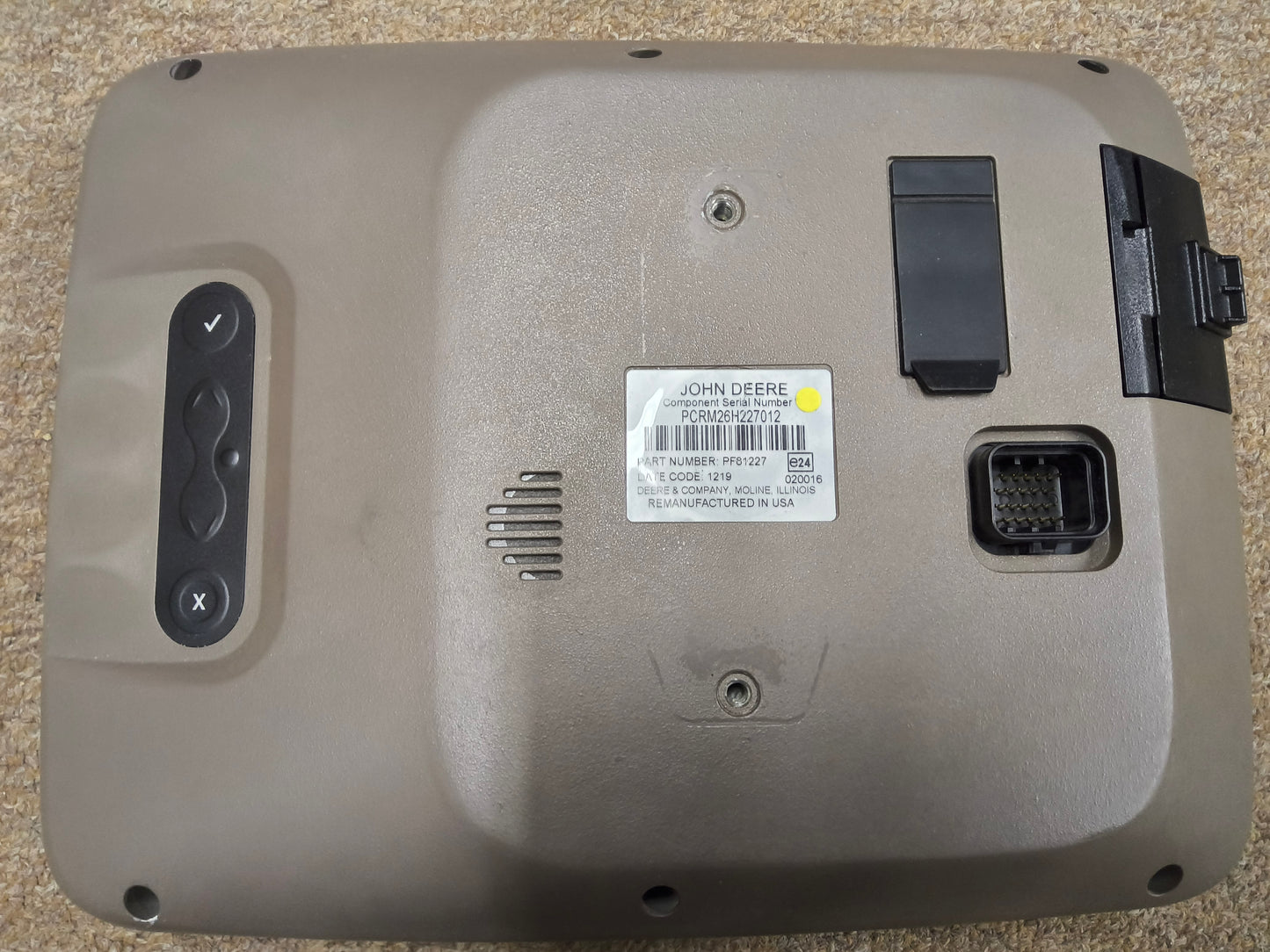 John Deere GreenStar™ GS2 2600 Display