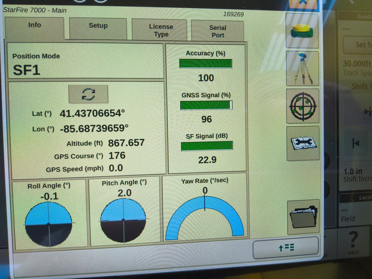 John Deere StarFire™ 7000 Universal GPS Receiver