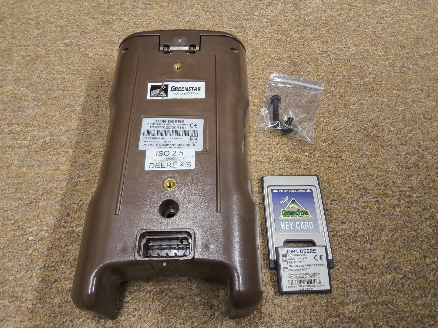John Deere Original GreenStar™ Display (GSD4 / BrownBox) - Key Cards Mobile Processors etc