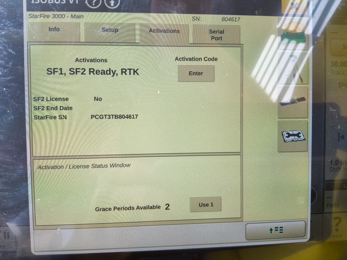 John Deere StarFire™ 3000 GPS Receiver