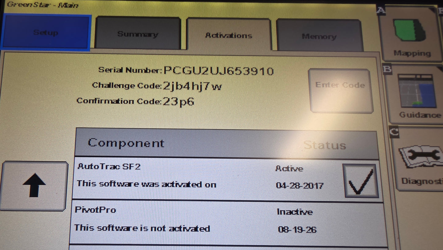 John Deere GreenStar™ GS3 2630 Display