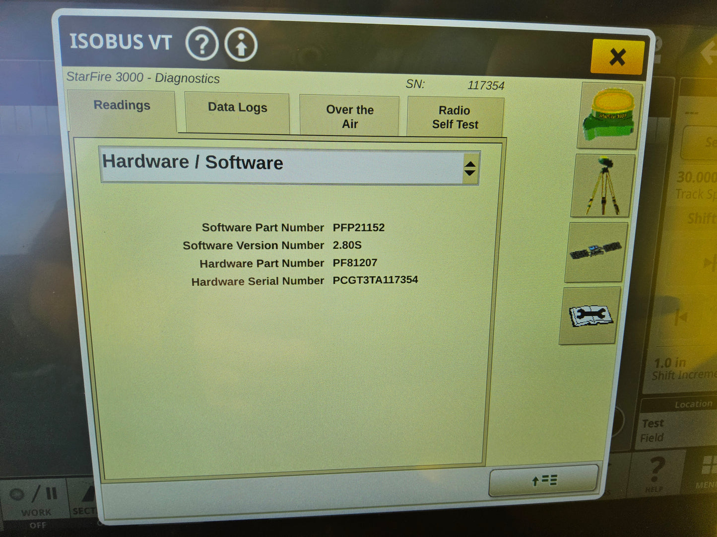 John Deere StarFire™ 3000 GPS Receiver