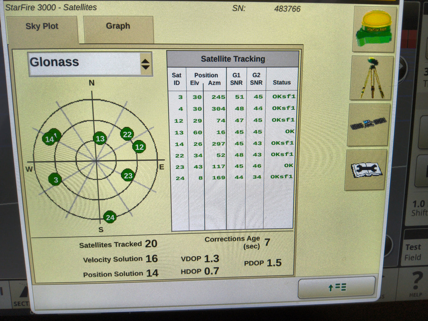 John Deere StarFire™ 3000 GPS Receiver