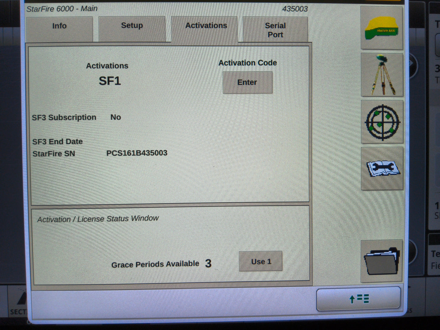 John Deere StarFire™ 6000 GPS Receiver