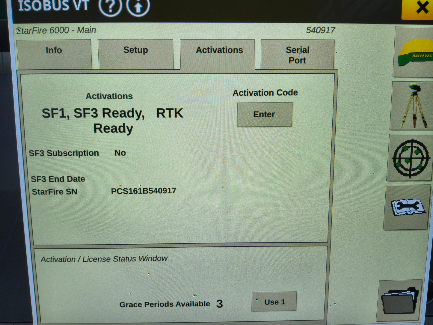 John Deere StarFire™ 6000 GPS Receiver